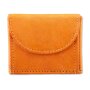 Tillberg mini wallet made from real leather 5,5 cm x 7,5 cm x 1,5 cm, orange
