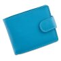 Tillberg ladies and mens wallet made from real nappa leather 10x12,5x2 cm royal blue