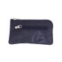 Key wallet made from real leather, black