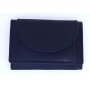 Tillberg wallet made from real leather 6,5 cm x 9 cm x 1,5 cm black