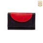 Tillberg wallet made from real leather 6,5 cm x 9 cm x 1,5 cm black+red