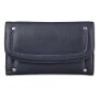 Tillberg ladies wallet made from real nappa leather navy blue