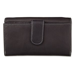Tillberg ladies wallet made from real nappa leather black+white