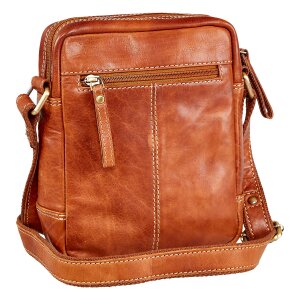 Leather shoulder bag tan brown