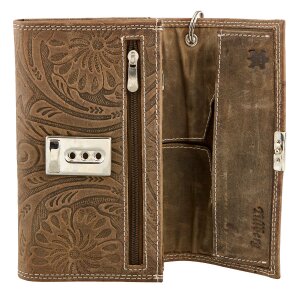 Tillberg real leather wallet/waiters wallet with chain