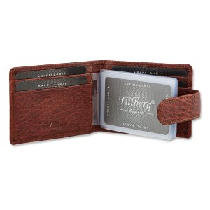 Real leather credit card case