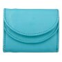Tillberg wallet made from real nappa leather 7 cm x 9,5 cm x 2 cm, sea blue
