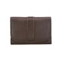 Tillberg ladies wallet made from real nappa leather dark brown