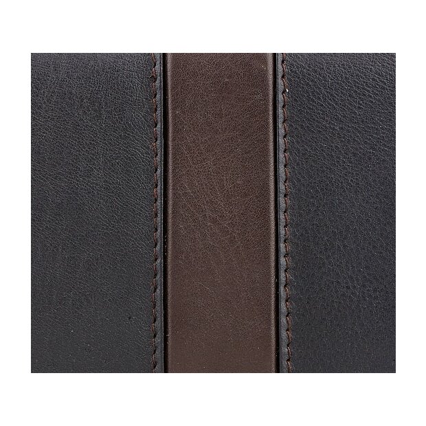 Tillberg ladies wallet made from real nappa leather black+dark brown