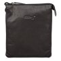 Tillberg hand bag, shoulder bag made from real leather black