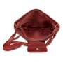 Tillberg Handbag, Real leather, Magnetic closure, Shoulderbag burgundy