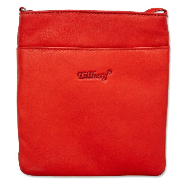 Tillberg handbag made from real leather red