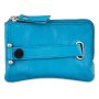 Tillberg key case made from real leather with belt clip  7x10,5x1 cm, royal blue