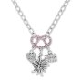 Edelweiss bavarian style necklace, pretzel, heart,...
