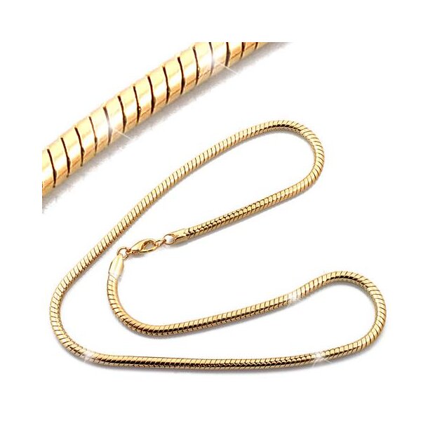 Snake necklace length 45 cm strength 4 mm