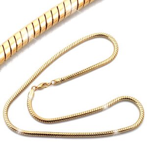 Snake necklace length 45 cm strength 4 mm