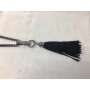 Extra long and heavy chain with tassels pendant, length 80 cm, SR-18031