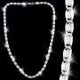 Curb necklace mens necklace 60 cm long 0,7 cm wide