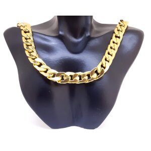 Curb necklace 55 cm long 1,2 cm wide