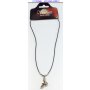 Venture unisex necklace with eagle pendant brass 34 cm SR-18402