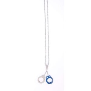 Stainless steel necklace with handcuff pendant