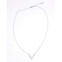 Ladies filigree necklace stainless steel 50 cm