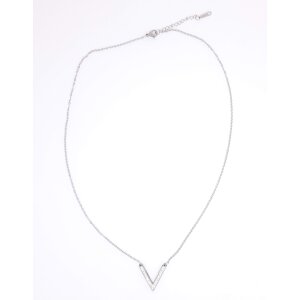 Ladies filigree necklace stainless steel 50 cm