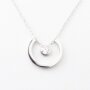 Necklace silver stainless steel