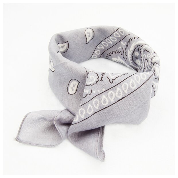 nicki neckerchief, 54 * 54 cm grey10 pc