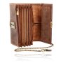 Waiters wallet made from real leather with 5 compartments for bank notes
