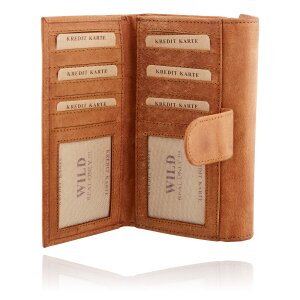 Wild Real Only!!! leather wallet tan