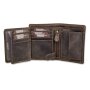 Mens wallet in portrait format made of genuine leather with a horseshoe Lucky 7 motif from the Tillberg brand