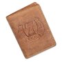 Wallet made from real leather with horseshoe-lucky 7...