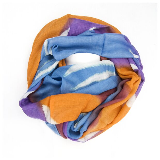 loop scarf, colourful scarf, fine scarf