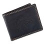 Tillberg wallet made from real leather with horse head motif black