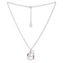 Tillberg Damen Halskette mit zwei Herz-Anh&auml;ngern Swarovski Steinen 38 cm 029-07-18