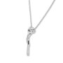 Stylish Tillberg chain with Swarovski stones and heart pendant, crystal 029-07-21