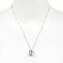 Fashionable Tillberg necklace, with Swarovski stones, oval, champagne 029-02-39