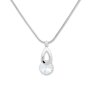 Elegant ladies necklace, Tillberg, with Swarovski stone, drops, crystal