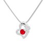 Tillberg chain with heart pendant, Swarovski stone and...