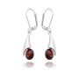 Beautiful earrings with Swarovski stone, clip clasp,...