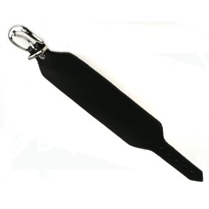 black leather bracelet, discreet, buckle, adjustable