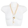 Venture women beads necklace pearl jewelry brass beads 59...