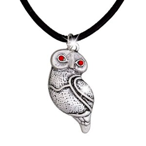Leather necklace with owl pendant for ladies by Venture