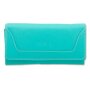 Tillberg ladies wallet made from real leather 9,5cmx18,5cmx2,5cm sea blue