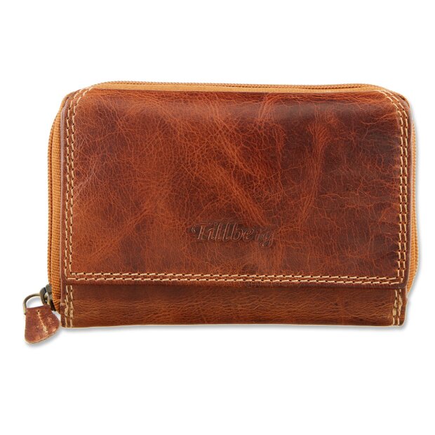 Tillberg ladies wallet made from real leather, tan