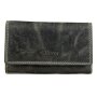 Wallet made of nubuk leather black