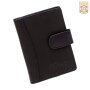 Tillberg women and men credit card case made from real leather black