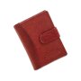 Tillberg women and men credit card case made from real leather reddish brown