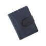 Tillberg women and men credit card case made from real leather navy blue